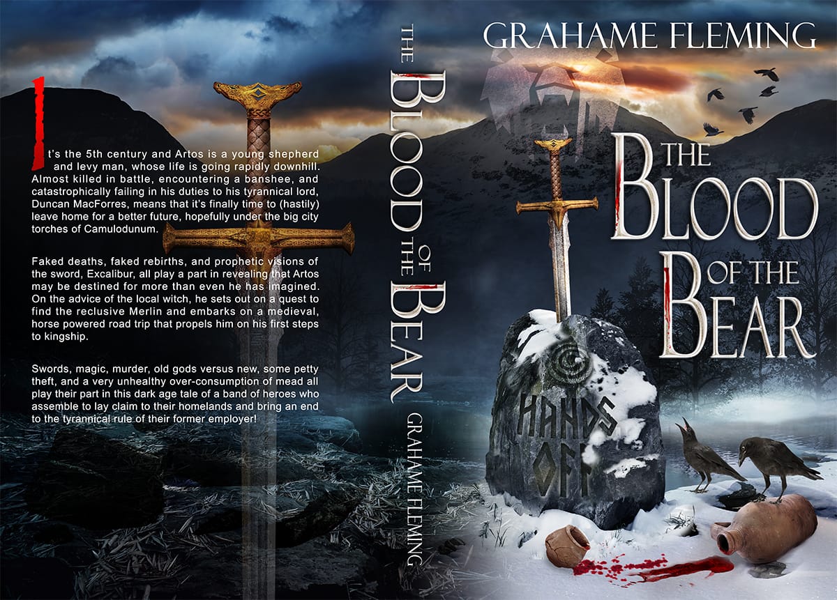 The Blood of the Bear Front and Back Cover folded out